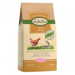 Lukullus Kaltgepresst Junior Huhn & Forelle - 10 kg