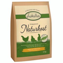 Lukullus Kaltgepresste Naturkost Huhn & Vollkornreis - 15 kg