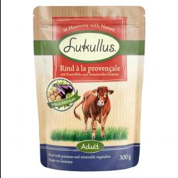 Lukullus Naturkost Adult Getreidefrei Frischebeutel 6 x 300 g - Rind à la Provençale