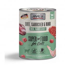 MAC's CAT Ente, Kaninchen und Rind 6x800g