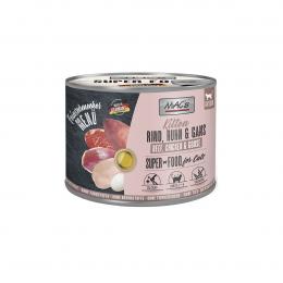 MAC's CAT Feinschmecker Menü Kitten Rind, Huhn & Gans 6x200g