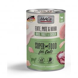 MAC's Cat Fleischmenü Ente, Pute und Huhn 6x400g