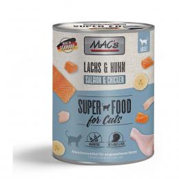 MAC's Cat Fleischmenü Lachs und Huhn 12x800g