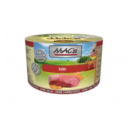 MAC's Cat Fleischmenü mit Rind 12x200g