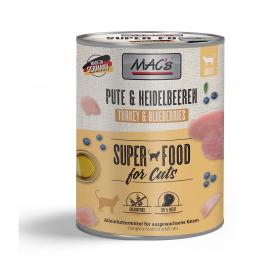 MAC's Cat Fleischmenü Pute, Rind und Heidelbeeren 6x800g