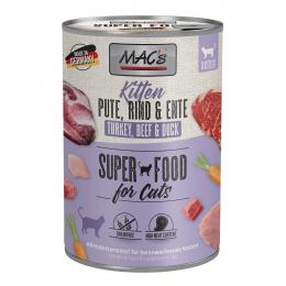 MAC's Cat Kitten Pute, Rind und Ente 6x400g