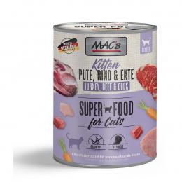 MAC's CAT Kitten Pute, Rind und Ente 6x800g