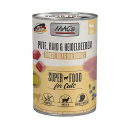 MAC's CAT Pute, Rind und Heidelbeeren 12x400g