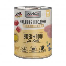MAC's CAT Pute, Rind und Heidelbeeren 6x800g