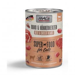 MAC's CAT Rind und Hühnerherzen 6x400g