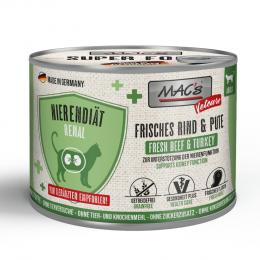 MAC's CAT Vetcare Nierendiät 6 x 200 g - Rind & Pute