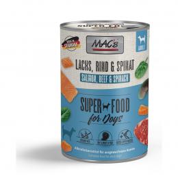 MAC's DOG Lachs, Rind und Spinat 12x400g