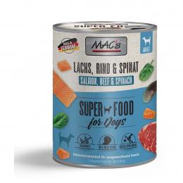 MAC's Dog Lachs, Rind und Spinat 6x800g