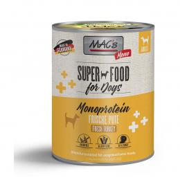 MAC's DOG Monoprotein Frische Pute 6x800g
