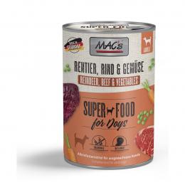 MAC's DOG Rentier, Rind & Gemüse 6x400g