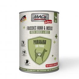 MAC's Dog Vetcare Purinarm 6 x 400 g - Huhn & Insekt
