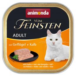 Megapack animonda vom Feinsten Adult 64 x 100 g - Geflügel & Kalb