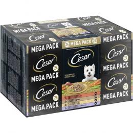 Angebot für Megapack Cesar Schale 24 x 150 g - Landragout - Kategorie Hund / Hundefutter nass / Cesar / Schalen.  Lieferzeit: 1-2 Tage -  jetzt kaufen.