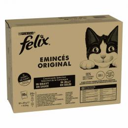 Megapack Felix Classic Pouches 80 x 85 g - Geschmacksvielfalt vom Land (4 Sorten)