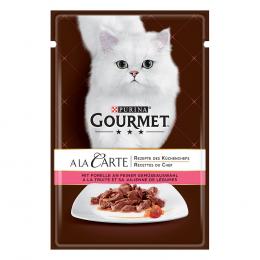 Angebot für Megapack GOURMET A la Carte 26 x 85 g - Forelle und Gemüse - Kategorie Katze / Katzenfutter nass / Gourmet Perle/Soup / A la Carte.  Lieferzeit: 1-2 Tage -  jetzt kaufen.