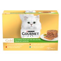 Megapack Gourmet Gold Terrine 24 x 85 g - mit Gemüse