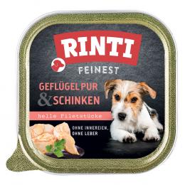 Megapack RINTI Feinest Schälchen 44 x 150 g - Geflügel & Schinken