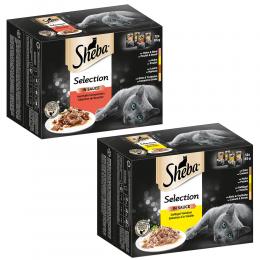 Angebot für Megapack Sheba Varietäten Frischebeutel 48 x 85 g - Mixpaket 2 (2 Sorten) - Kategorie Katze / Katzenfutter nass / Sheba / Frischebeutel.  Lieferzeit: 1-2 Tage -  jetzt kaufen.