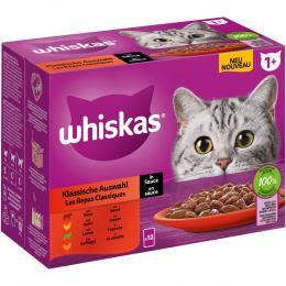 Megapack Whiskas 1+ Adult Frischebeutel 24 x 85 g - Klassische Auswahl in Sauce (24 x 85 g)