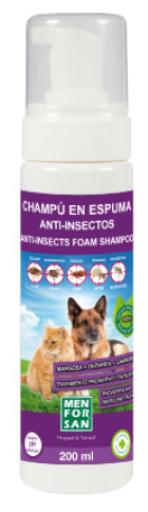 Men For San Shampoo Foam Anti-Insekten Hunde Und Katzen 200 Ml 200 Gr