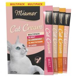 Miamor Cat Cream Vielfalt - Sparpaket: 48 x 16 g