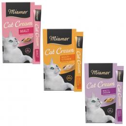 Angebot für Miamor Cat Snack Cream Probiermix 18 x 16 g - Malt Cream, Multivitamin, Leberwurst - Kategorie Katzenfutter & Zubehör / Katzensnacks / Miamor / -.  Lieferzeit: 1-2 Tage -  jetzt kaufen.