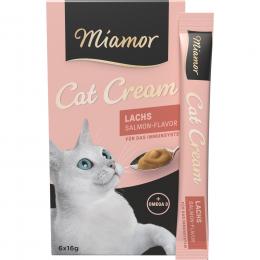 Angebot für Miamor Cat Snack Lachs-Cream - 6 x 16 g - Kategorie Katzenfutter & Zubehör / Katzensnacks / Miamor / -.  Lieferzeit: 1-2 Tage -  jetzt kaufen.