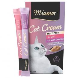 Miamor Cat Snack Malt Cream & Malt-Käse Multibox - 48 x 15 g