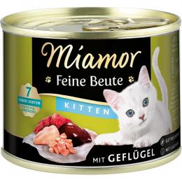 Miamor Feine Beute Kitten - Geflügel 12x185g