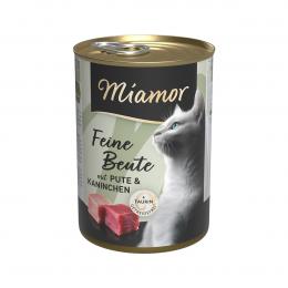 Miamor Feine Beute Pute und Kaninchen 12x 400g