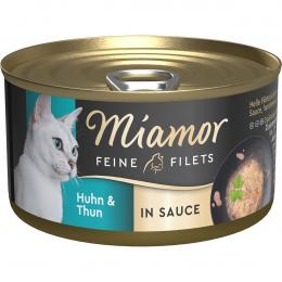 Miamor Feine Filets in Sauce Huhn und Thun 24x85g