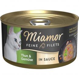 Miamor Feine Filets in Sauce Thun und Gemüse 24x85g