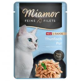 Miamor Feine Filets in Soße 6 x 100 g - Thunfisch Pur