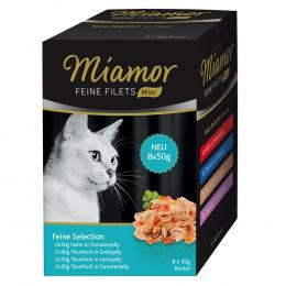 Angebot für Miamor Feine Filets Mini Pouch 8 x 50 g - Feine Selection - Kategorie Katze / Katzenfutter nass / Miamor / Miamor Feine Filets.  Lieferzeit: 1-2 Tage -  jetzt kaufen.