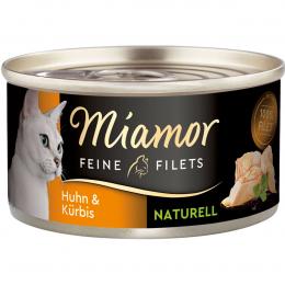 Miamor Feine Filets naturell Huhn und Kürbis 24x80g