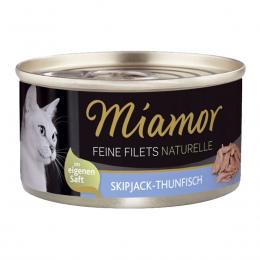 Miamor Feine Filets naturell Skipjack-Thunfisch 48x80g