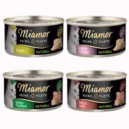 Angebot für Miamor Feine Filets Naturelle 12 x 80 g - Mixpaket 2 (4 Sorten) - Kategorie Katzenfutter & Zubehör / Katzenfutter nass / Miamor / Miamor Feine Filets Naturelle.  Lieferzeit: 1-2 Tage -  jetzt kaufen.