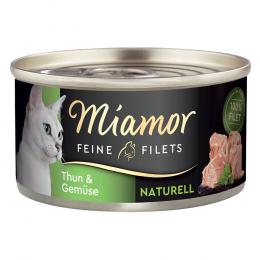 Miamor Feine Filets Naturelle Probierpaket 12 x 80 g - Thunfisch & Gemüse