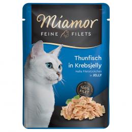 Angebot für Miamor Feine Filets Pouch 6 x 100 g - Thunfisch in Krebsjelly - Kategorie Katze / Katzenfutter nass / Miamor / Miamor Feine Filets.  Lieferzeit: 1-2 Tage -  jetzt kaufen.