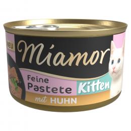 Miamor Feine Pastete Kitten 12 x 85 g - Huhn