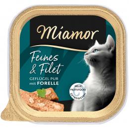 Miamor Feines und Filet Geflügel Pur mit Forelle 16x100 g