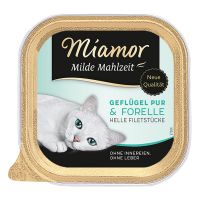 Miamor Milde Mahlzeit 6 x 100 g - Senior Geflügel Pur & Rehwild