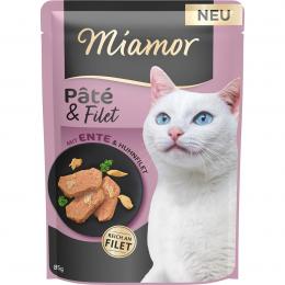 Miamor Pate und Filet mit Ente 10x85g