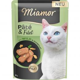 Miamor Pate und Filet mit Wild 10x85g