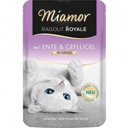 Miamor Ragout Royale Ente und Geflügel in Sauce 22x100g